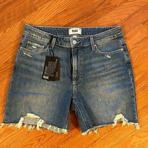 Paige Denim Sarah Longline Shorts